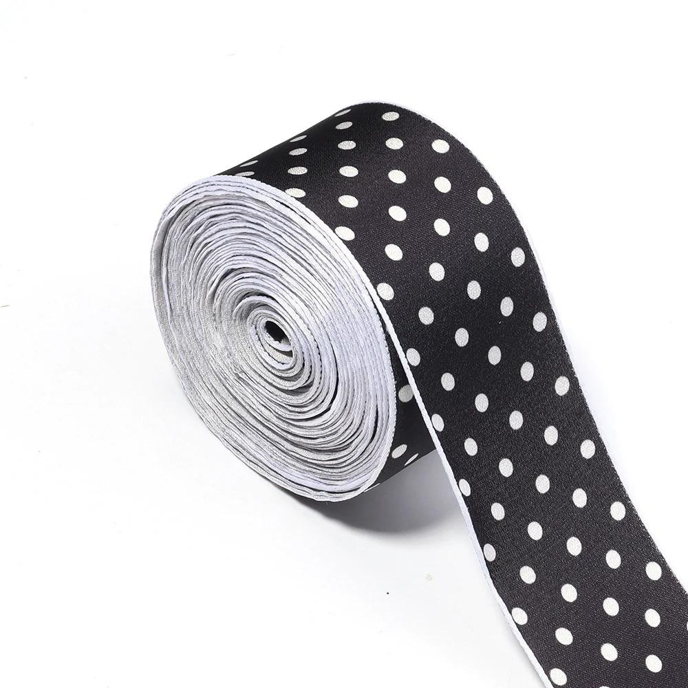 Polka Dot Printed Printed Ribbons Polyester Decoration Ribbon Decorative DIY Ribbons  Gift Wrapping