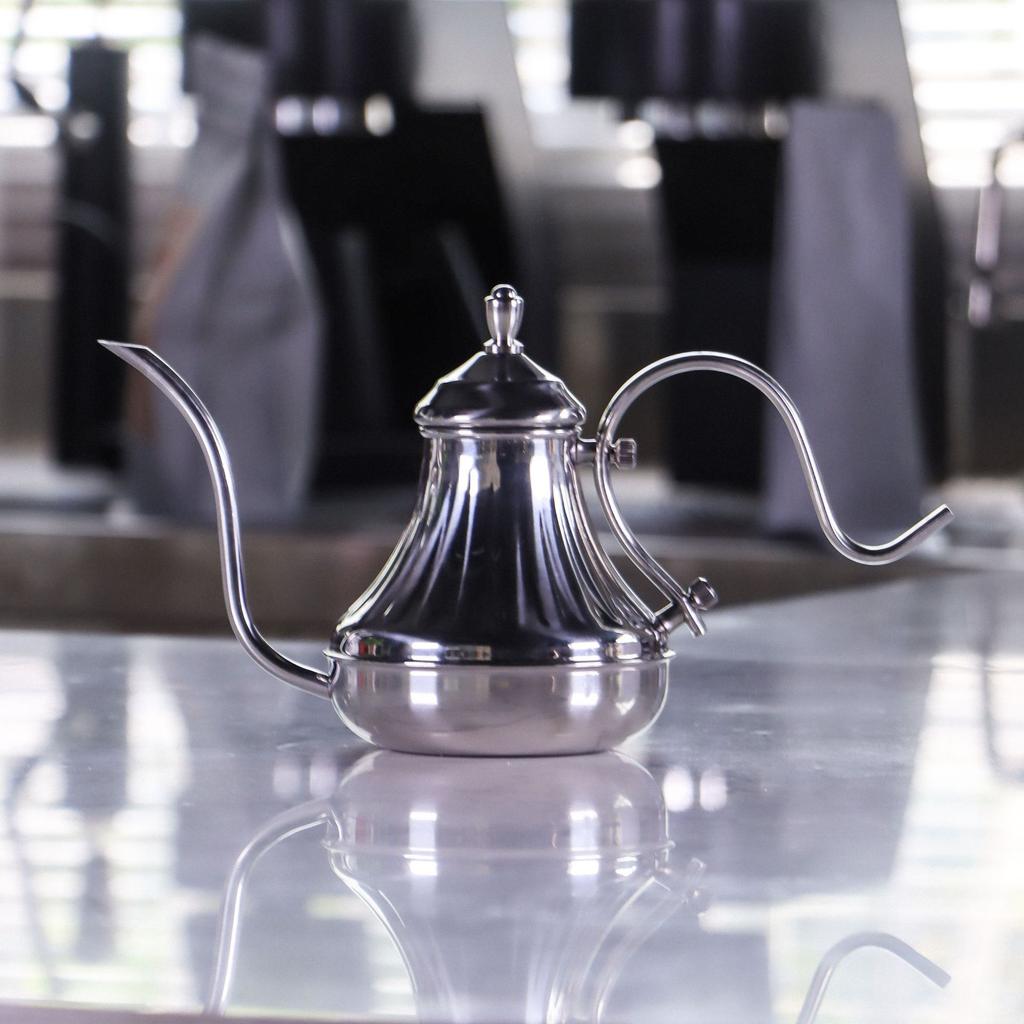 Bronze Court Hand Pouring Coffee Pot Hand Made Coffee Maker Narrow-Mouth Pot Narrow Mouth Pot450CC650C 900CC