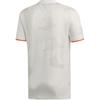 adidas V-Neck Letter Print Short Sleeve T-Shirt Men Tops Gray DW5461