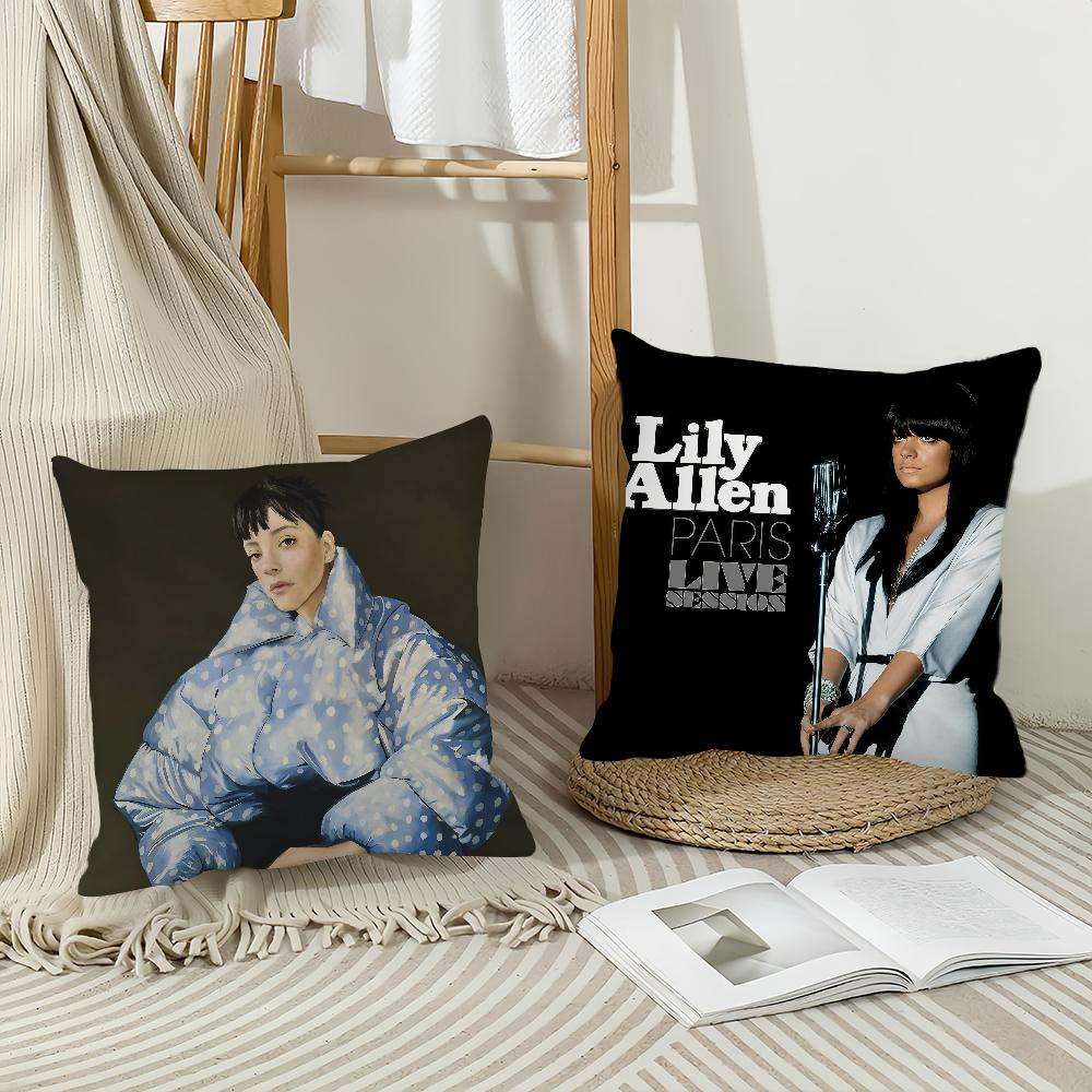 Singer Lily Allen West End Girl Pillow Case Suitable For Bedrooms Living Rooms Cars Home Decoration