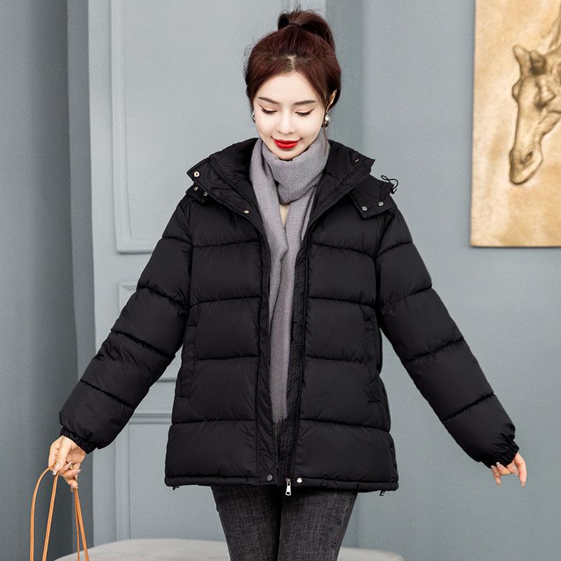 Down Cotton Jacket Padded Jacket Women's Short 2025 New Padded Jacket Korean Version Loose Winter Thick Bread Jacket