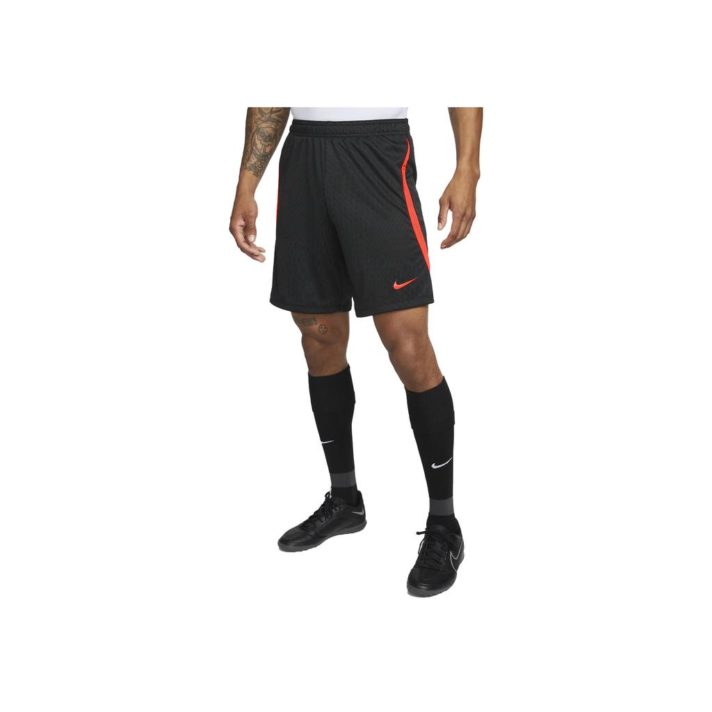 Nike Dri-FIT Strike Color Block Logo Elastic Waist Straight Leg Casual Shorts Men shorts Black DV9276-014