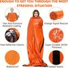 Emergency Insulated Sleeping Bag, Single Person Extended Camping Survival First Aid Blanket, Waterproof And Windproof Outdoor Portable Equipment