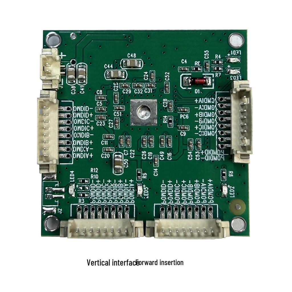 Industrial 4-Port Gigabit Switch Module for Network Video Transmission (38x38mm) Built-in PCBA