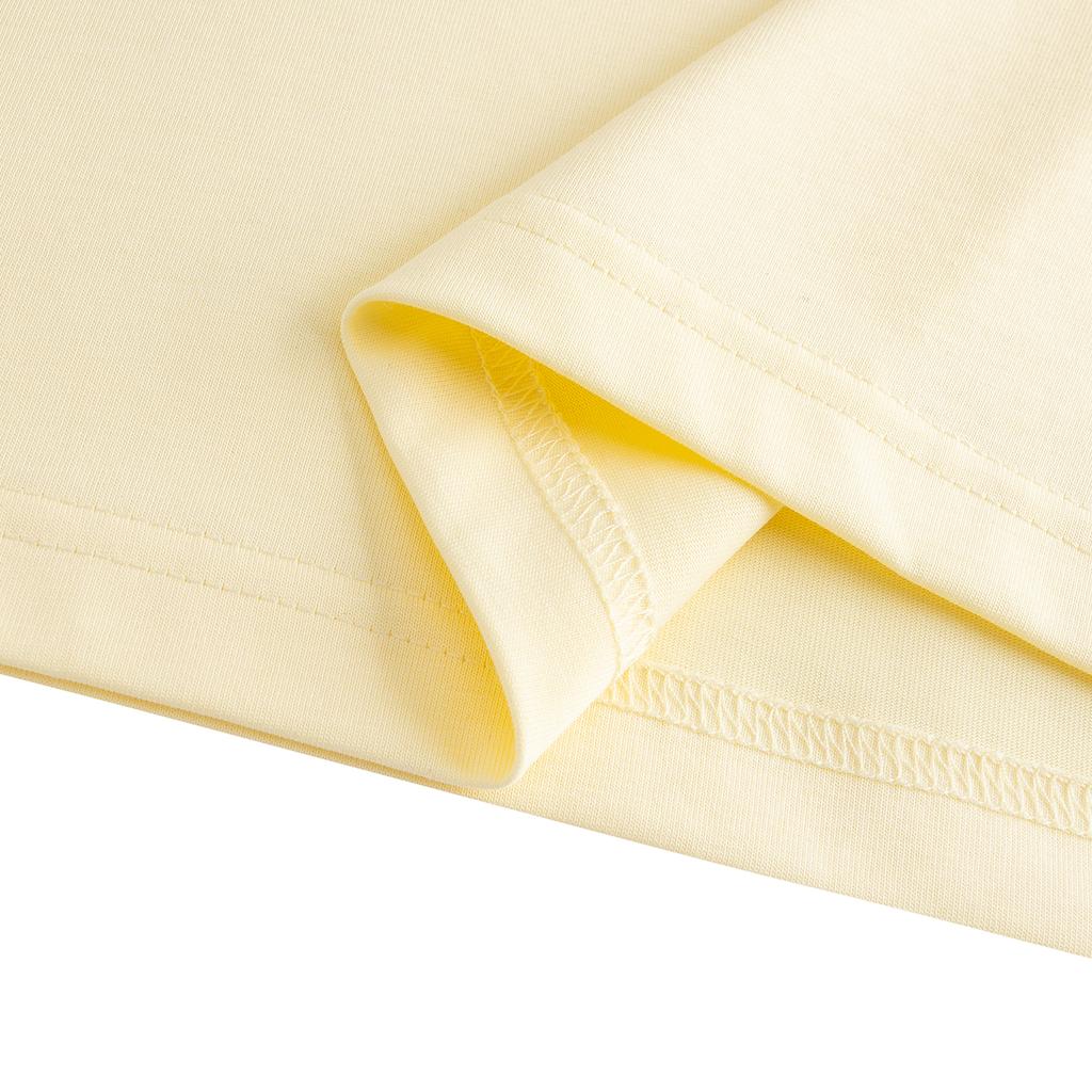 Anta Casual Loose Life Short Sleeve Knit Top T-Shirt Summer 2026 Unisex Tops Banana-Yellow 972628117-2
