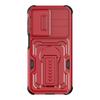 Armored case for Samsung Galaxy A27 5G, with camera shutter, red