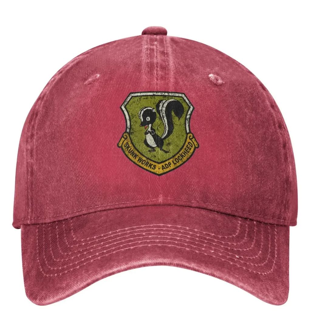 Lockheed Martin Basebollkeps Skunk Works Herr Dam Solskydd Trucker Pappahatt Sommar Avslappnad Kpop Rock Basebollkepsar