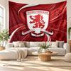 Middlesbrough Fußball Wandteppich, Weiches Stoff Wandbehang, Dekorative Kulisse Für Schlafzimmer Heim Wandkunst