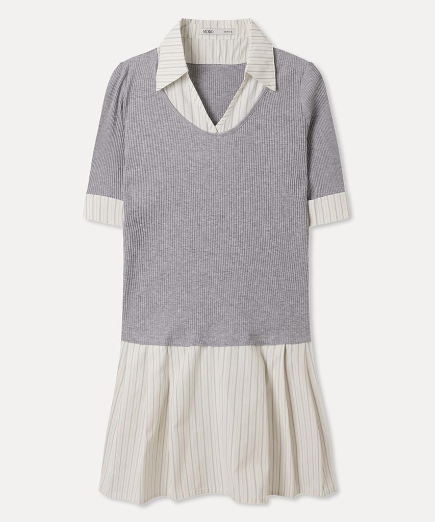 MIXXO Shirt Layered Dress_Miwowg50Qg