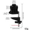 Universal Desk Lamp Clip Desktop Bedside Clamp Practical Fixed Clip Microphone Stand Mounting Clamp Accessories