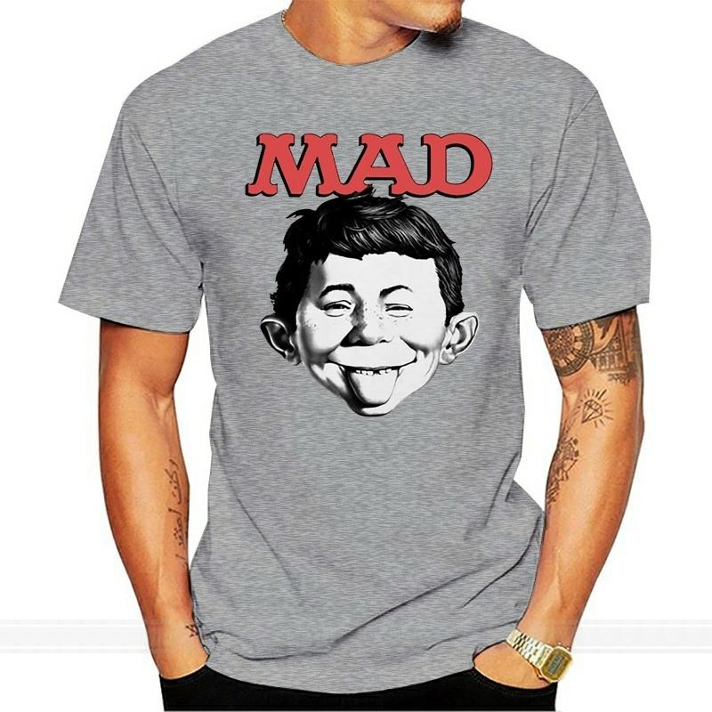 New Mad Alfred E Neumann Men's White Shirt Sizes S M L XL 2XL TEE Shirt Brand Clothing Tops
