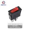 10x22mm KCD1-110 Black Super Thin Rocker Switch NO/OFF 2 Pin Small Instrument Power Switch 6A 250VAC /10A 125VAC