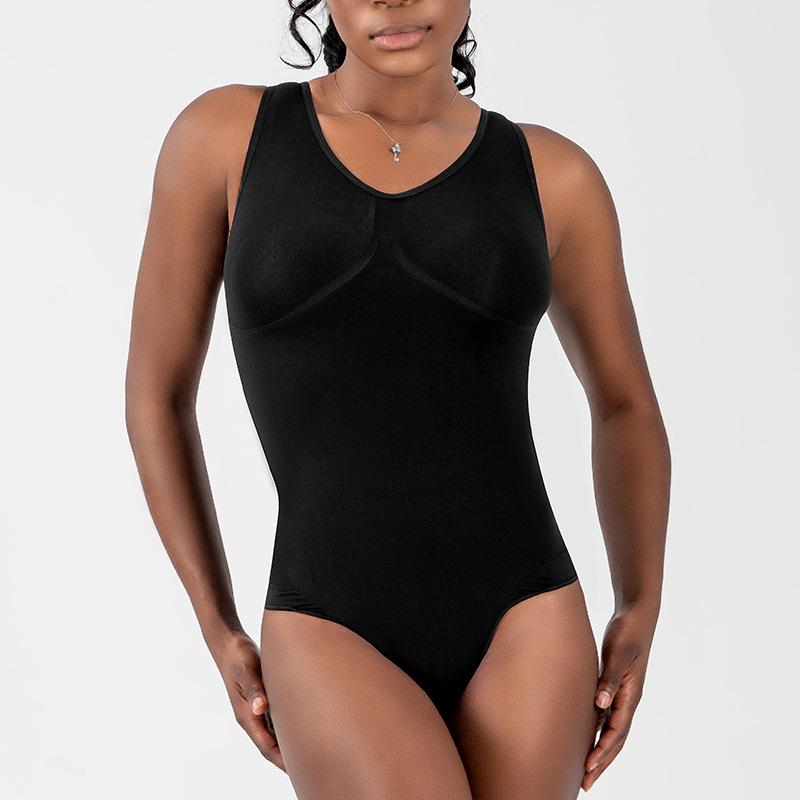 

Боди-корсет с U-образным вырезом, стринги - Утягивающее и приятное к коже Small