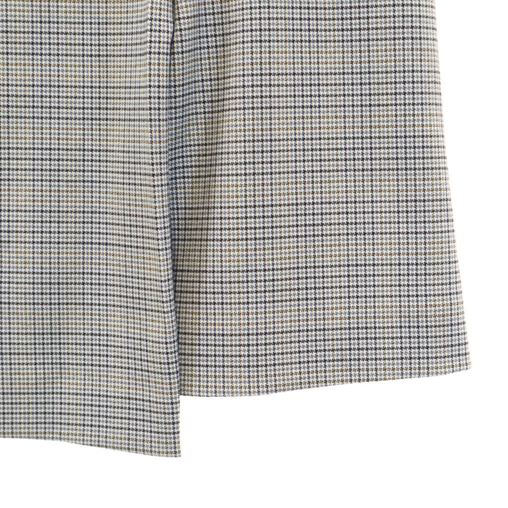 SNIDEL Check Pattern Mini Skirt 1 Gray With Inner Pants Women Used
