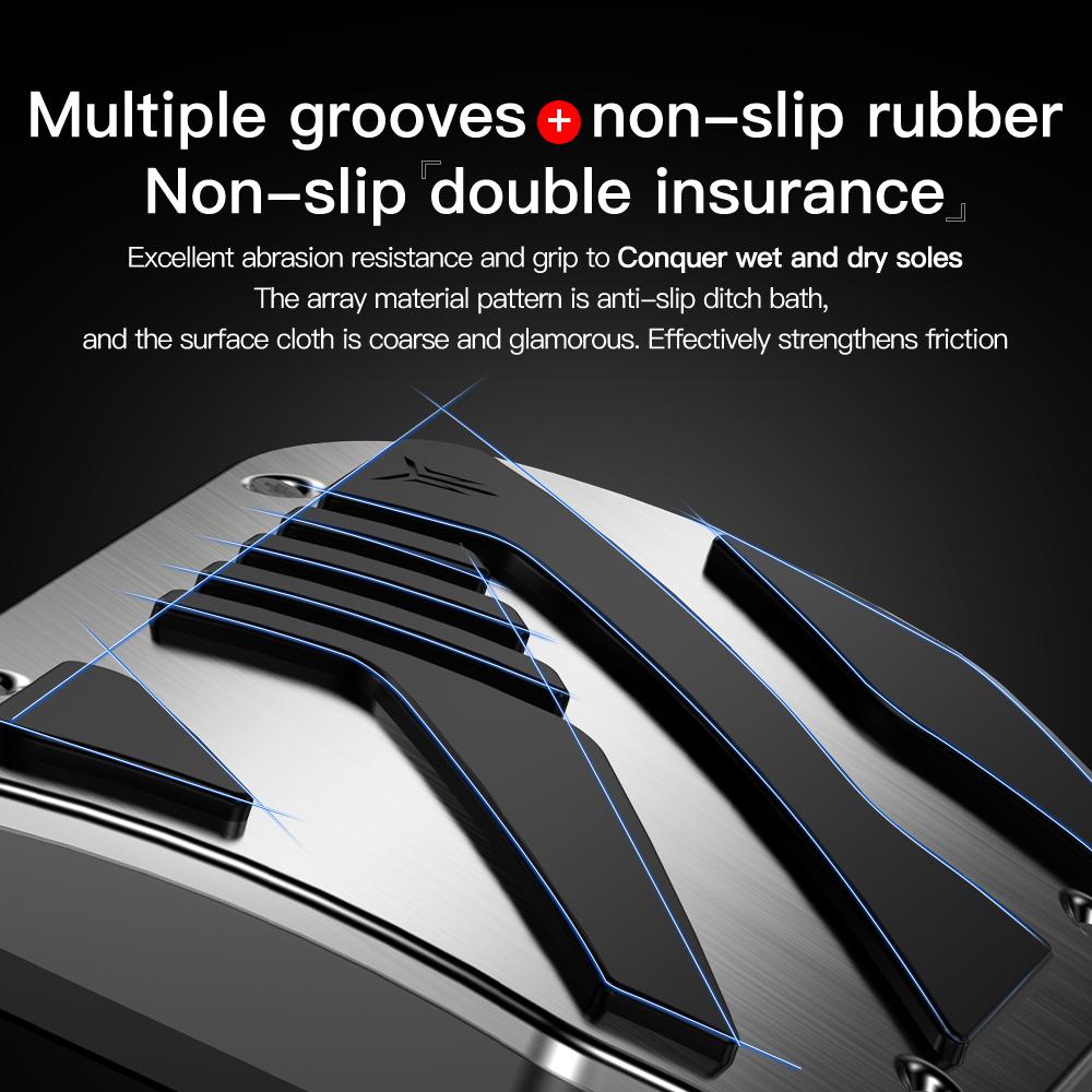 YZ For Tesla Model 3 Y Highland Juniper 2017-25 Aluminum Alloy Foot Pedal Accelerator Gas Fuel Brake Pedal Pedal Cover