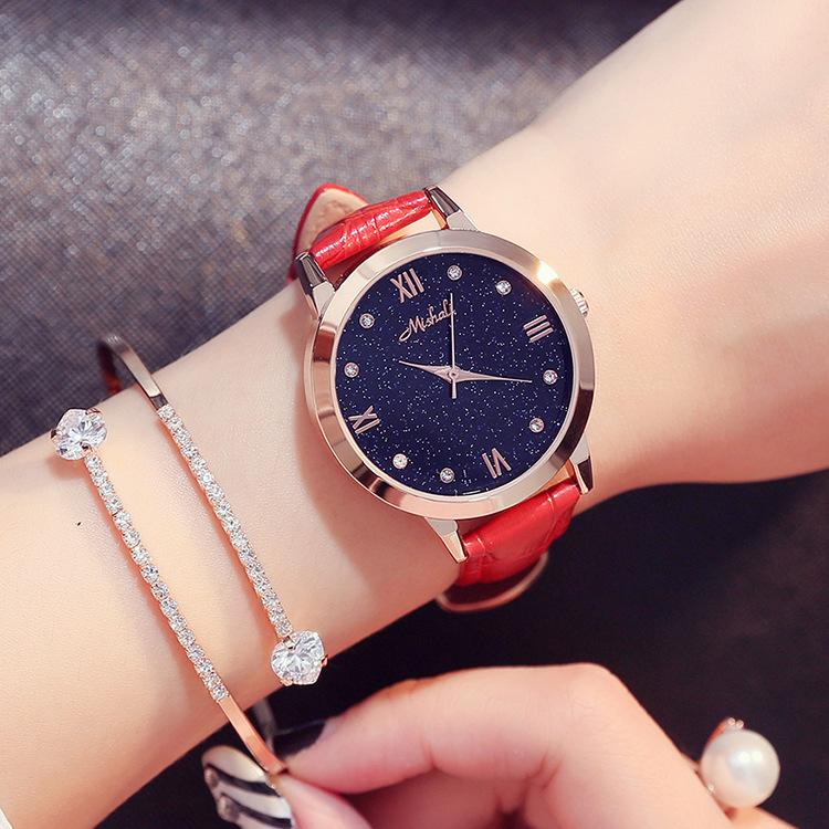 Star Watch Belt Waterproof Women S Watch Fashion Trend Fashion Watch Women S Quartz Watch