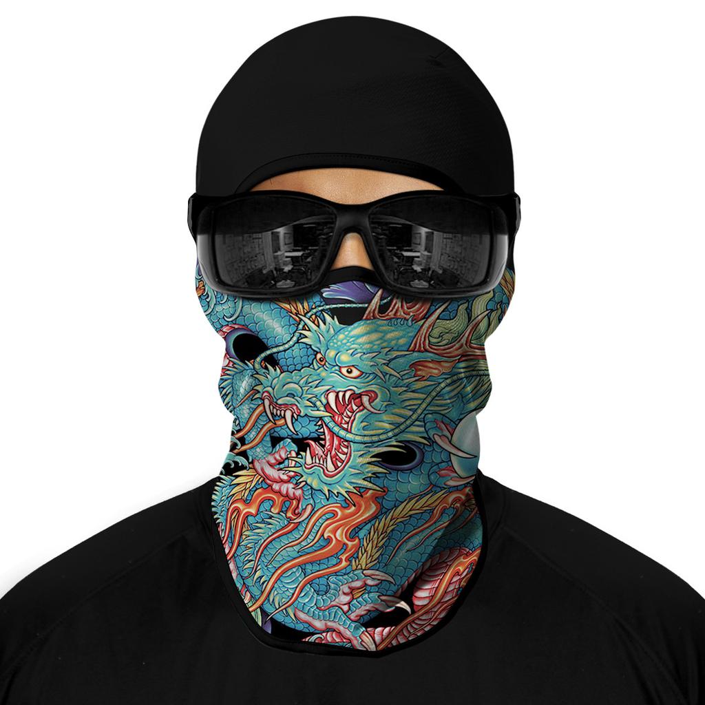 Outdoor Sun Protection Face Mask Neck Gaiter UPF 40 Plus Lightweight Breathable Helmet Liner for Motorcycling Fishing and Sports