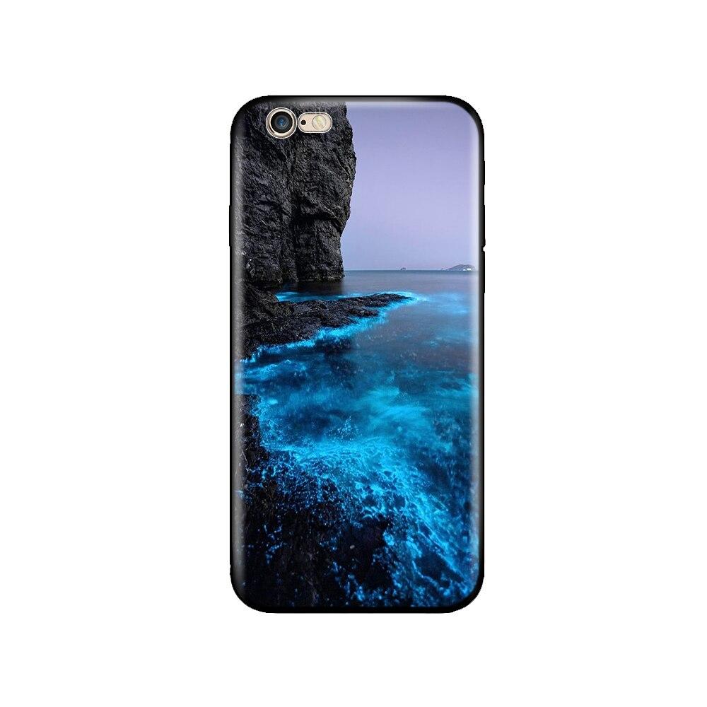 For Iphone 5s 5 S Se 2016 4.0" Case Silicon Soft Phone Cover On Apple iPhone 6s 6 S Plus Funda Coque Shell Bumper Black Tpu Case