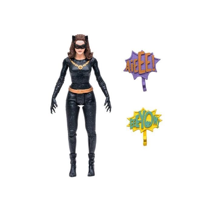 Figurine - mcfarlane toys - batman 66 catwoman (season 1 sdcc) - 15 cm - gold label - dc retro