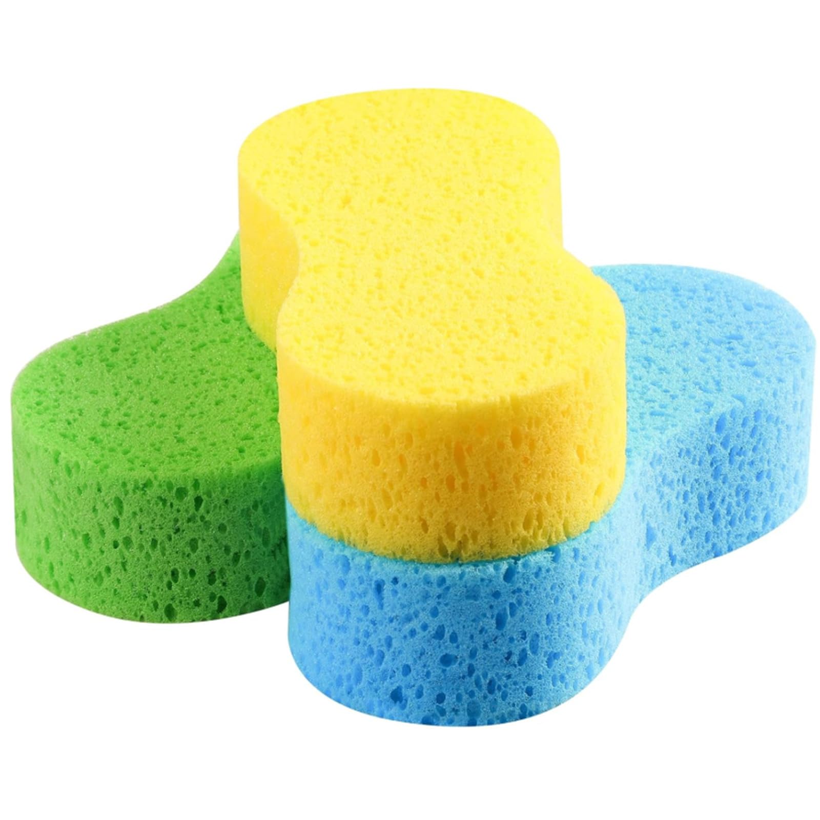 

Set of 3 Car Wash Wax for Washing and Coating Car Wash Random Colors Sponges, Sponge, Cars, Honeycomb, Thick, Soft, Absorbent, Cleaning, Supplies,