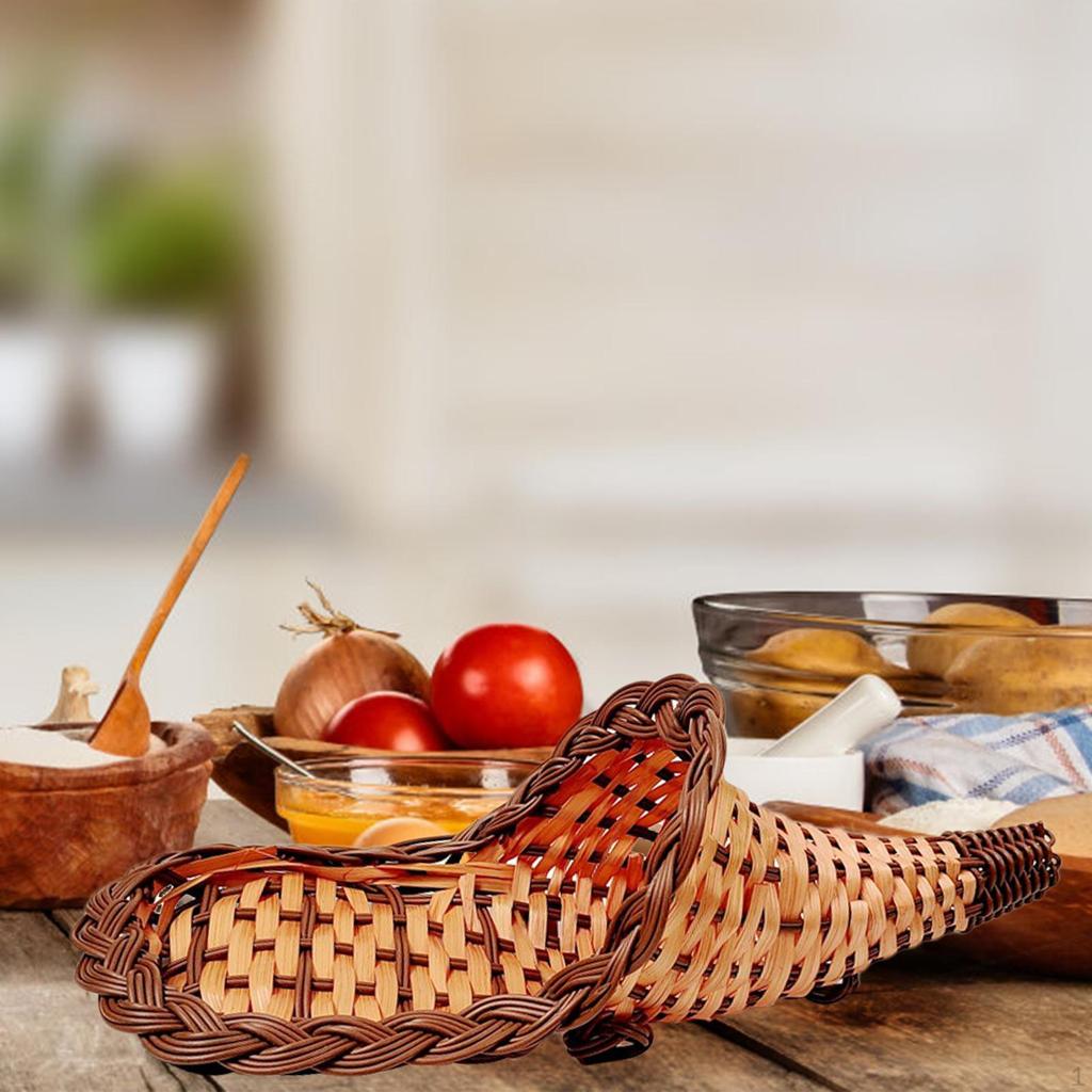 Japanese Decoration Tray Lampshade Basket Storage Bamboo Sashimi Serving for Party