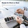 Steel Fishing Line Fasteners, 110 Assorted Rotating Tackle Attachments for Joining Line with Multiple Fishing Accessories During Assembly