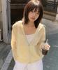 Kruxh Nylon Crop Hooded Wind Jacket Butter Yellow