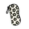 1Pcs Soft Sunglasses Case,Neoprene Zipper Glasses Pouch,Portable Eyeglasses Ba