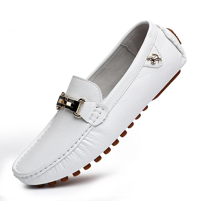 MAEDEF Scarpe da Ginnastica da Uomo Scarpe Moda Classiche Casual Mocassini Scarpa in Pelle Alta Qualità Nera Traspirante Scarpe Piatte da Uomo per Affari