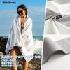 Winthome Beach Towel 90 x 180cm Large with Travel Beach Yoga Gray Stripe Pattern 1 Size, Sandproof, Thin, Pouch, Towel, Microfiber, Absorbent,