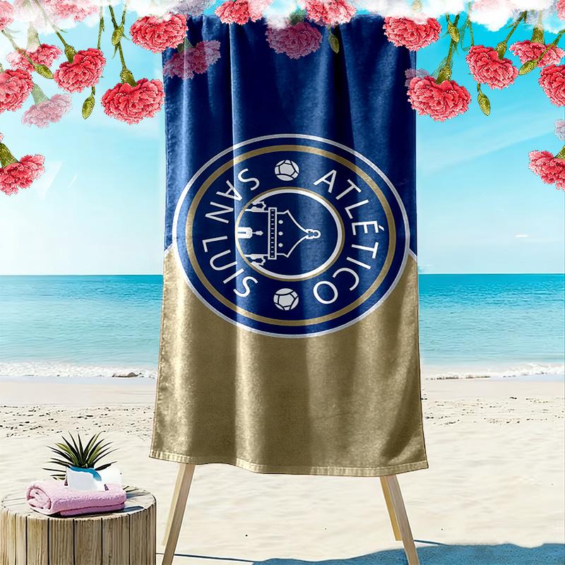 San Luis Atlético Print Beach Towel, Large Soft Quick Dry Towel for Beach Camping Swimming