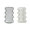 Flexible Silicone Resin Mold Epoxy Resin Aquas Ripple Shaped Jewelry Tray Making Mould Creative Storage Plate Mould