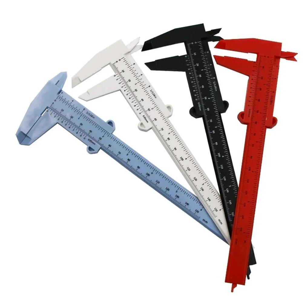 DIY Tool Vernier Calipers Double Scale Rulers Plastic Caliper Depth Diameter Measure Tool 0-150mm