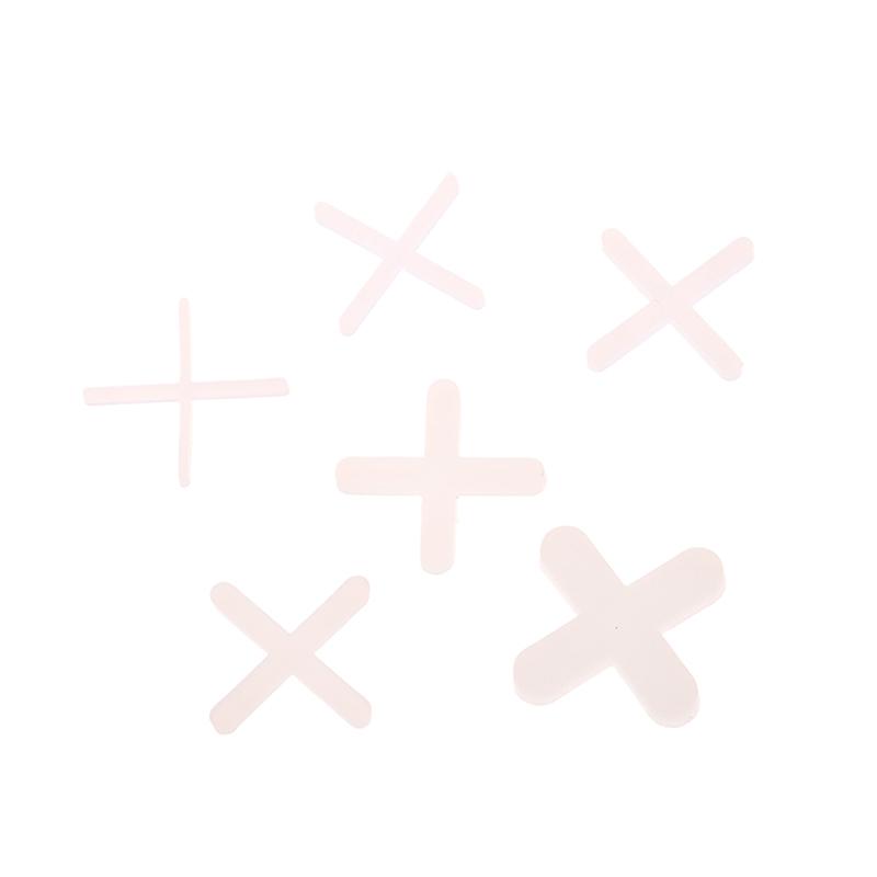 500Pcs 1/1.5/2/2.5/3/5Mm Ceramic Tiler Spacer Cross Plastic Tile Plumber Reuseable Leveling System Construction Tools