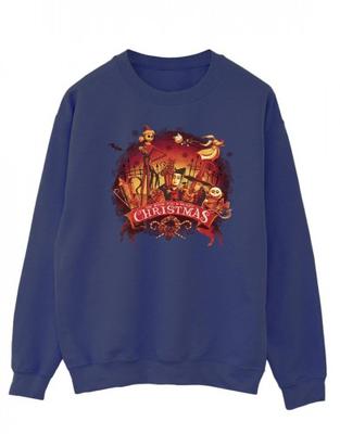 Mens The Nightmare Before Christmas Scary Christmas Sweatshirt