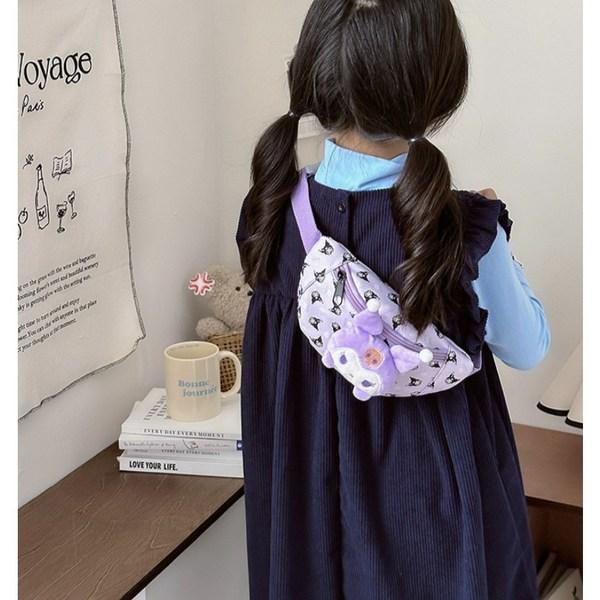 

Mini Sanrio Kuromi набедренная сумка поясная сумка сумка для мобильного телефона повседневная сумка для девочек сумка через плечо сумка через плечо