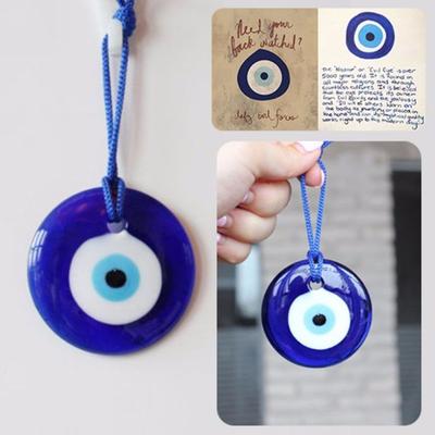 Gelukskristal Turkse Griekse Blauw Oog Hanger Amulet Kwaad Oog Blauw Auto Decor Amulet Interieur Decor Huis Kantoor Auto Hangers