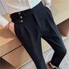 Men's Summer Trousers  Business Formal Pants Slimming and Mature Style Casual Suit Pants