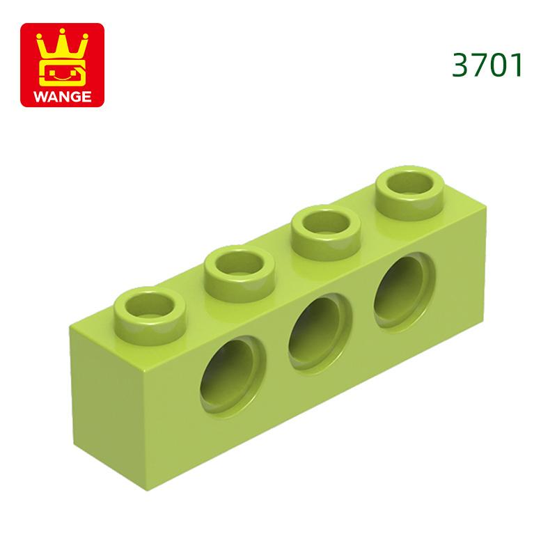 69 Stück/Los 3701 1x4 3-Loch Baustein Moc Technisches Bauteil Works With mit allen Steinen DIY Kinderspielzeug Geschenkbox