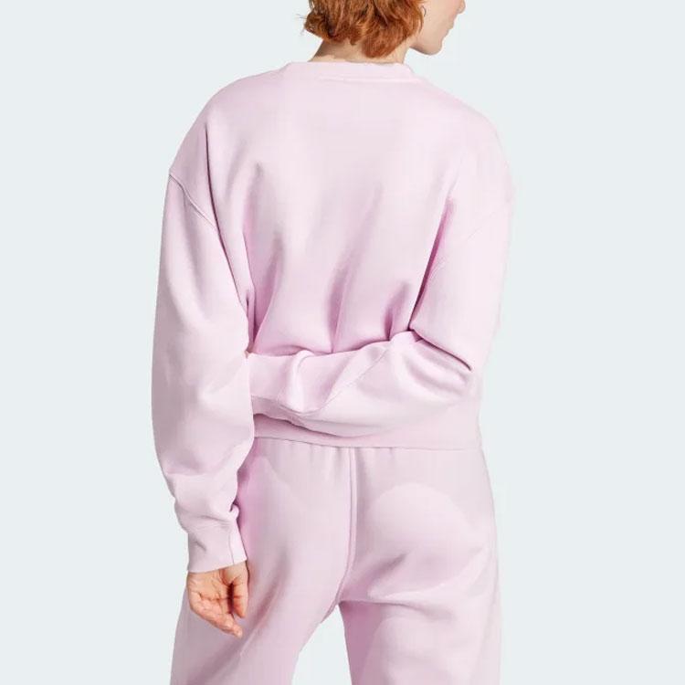 Adidas Originals Adicolor Essentials Crew Sweatshirt With Trefoil Logo Women Sweatshirt Pink IJ9771