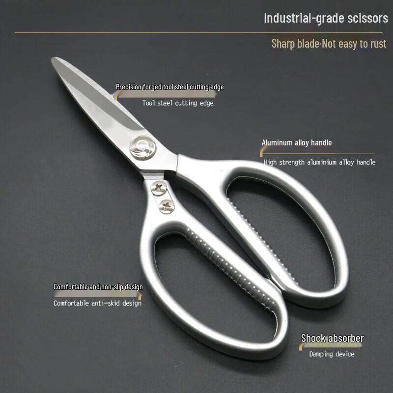 Industrial-Grade Stainless Steel Scissors