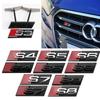 3D ABS S3 S4 S5 S6 S7 S8 Logo Auto Frontgrill Emblem S Abzeichen Dekorative Zubehörteile Für Auto Styling Modifikation