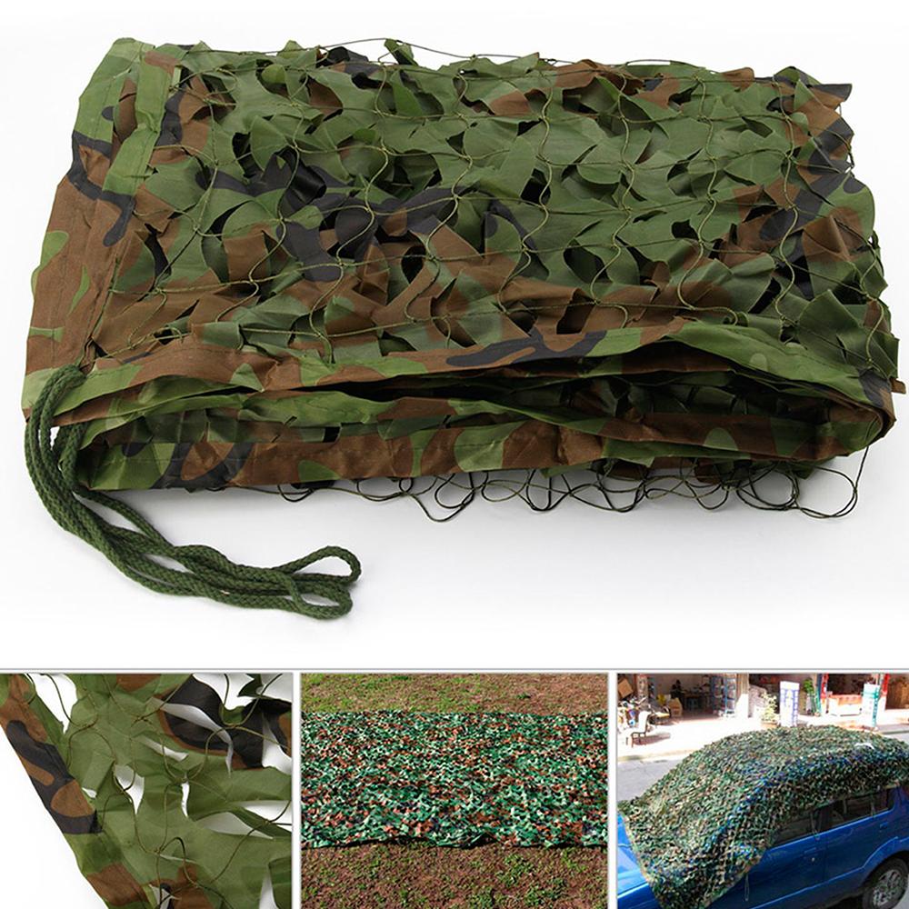 Camouflage Net Hunting Cover Camo Netting Hunting Decoration Sunshade Mesh Outdoor Blind Army Net Outdoor Sunshade Hiding Cover