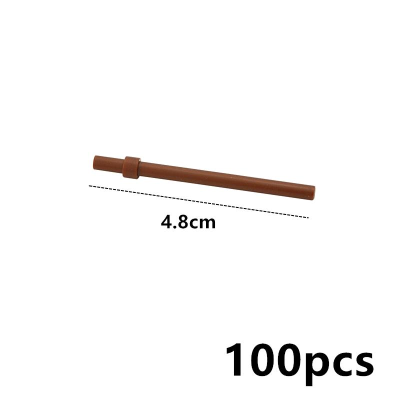 Bausteine 63965 Technische MOC-Teile 1x6 Rundstab 6L Mit Anschlagring Baut Partikel Kompatible Marke Stein Spielzeug