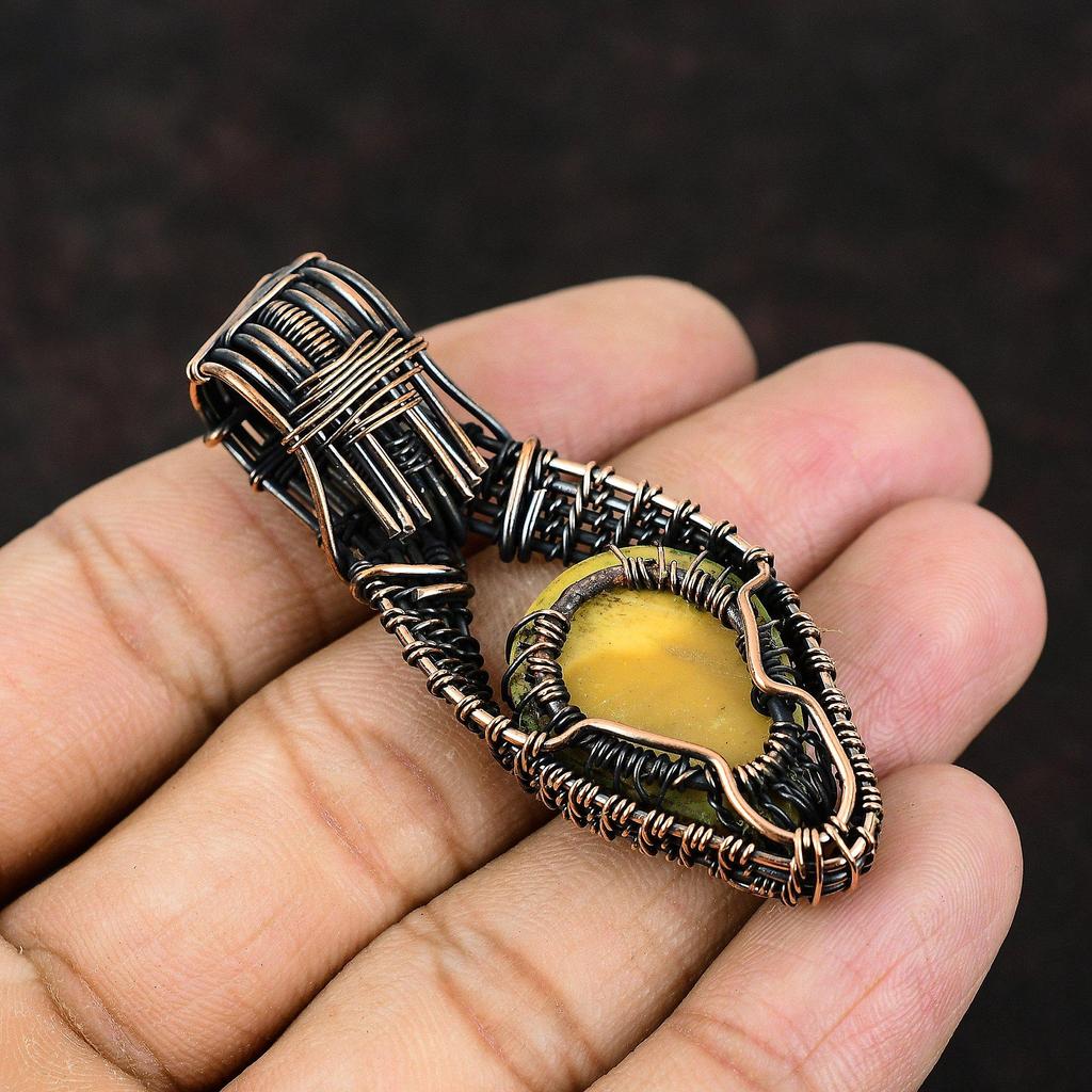 Tree Of Life Mookaite Gemstone Copper Pendant Copper Wire Wrapped Jewelry Rainbow Moonstone Gemstone Handmade Pendant For Her Gift For Mom