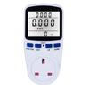 LCD Display Electricity Usage Power Meter Socket Energy Watt Volt Amps Wattage KWH Consumption Analyzer Monitor Outlet--with Backlight AC230V.250V