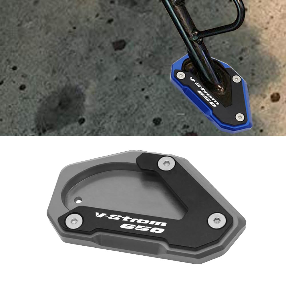 FOR V-Strom DL650 650XT V-Strom 650 2004-2022 Motorcycle Kickstand Foot Side Stand Extension Pad Support Plate