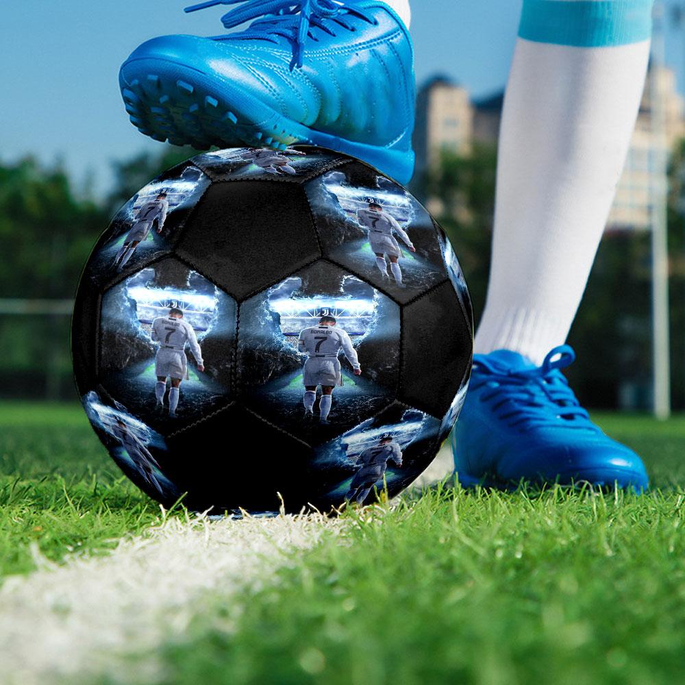 Pallone da Calcio Resistente da Allenamento Esterno Stampato Taglia 5