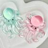 Octopus Translucent Colorful Jelly Squishy Squeeze Toy Safe Knead Stretch  Adhd Focus Toy Release The Mood For Adults Gift
