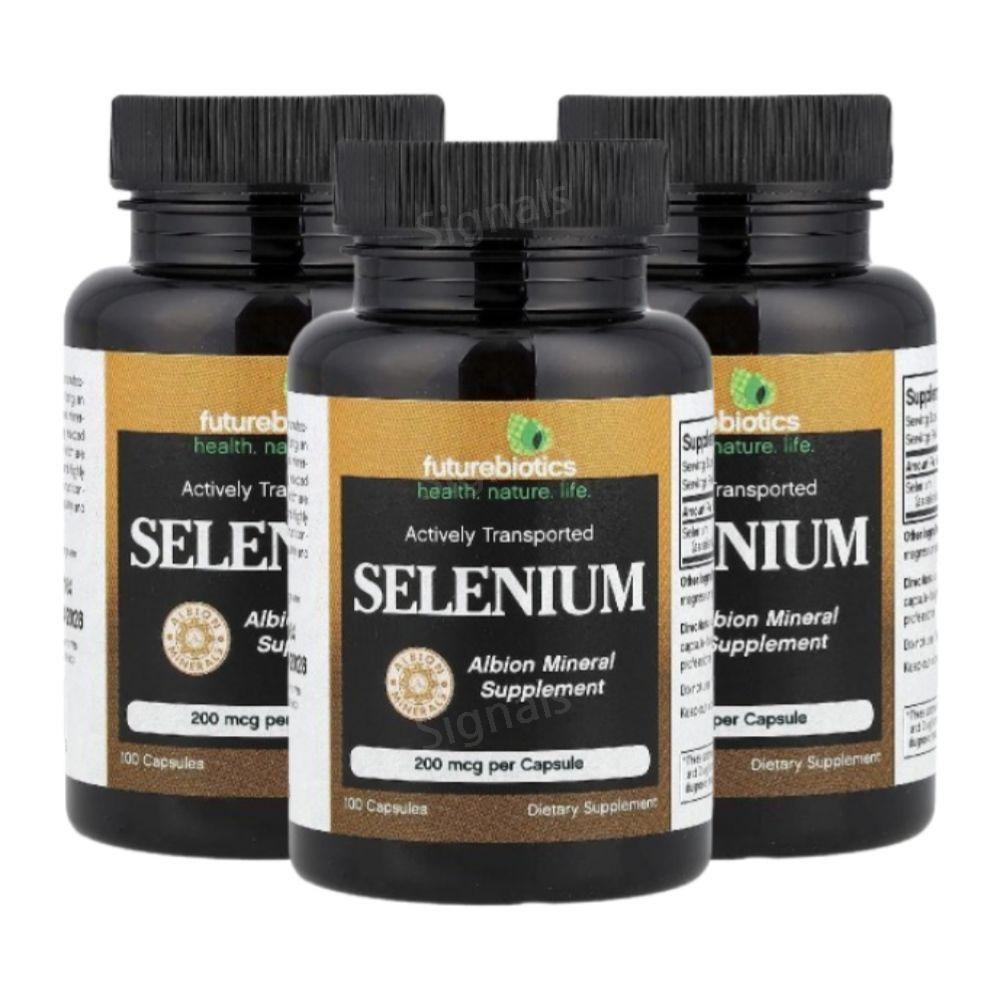 FutureBiotics Selenium 200mcg 3 pcs 100 Tablets
